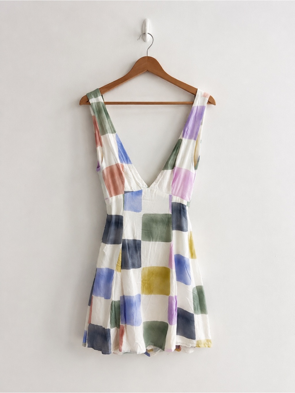 Princess Polly Pastel Checkered Mini Dress